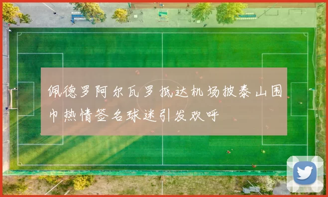 佩德罗阿尔瓦罗抵达机场披泰山围巾热情签名球迷引发欢呼